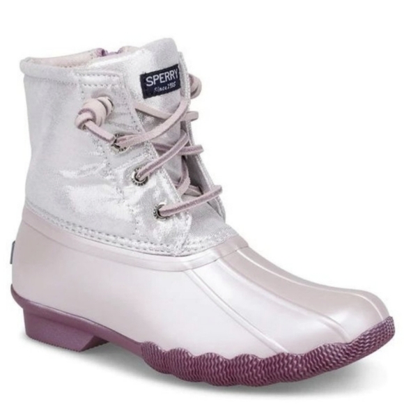 Sperry kids silver duck boots - Picture 1 of 9